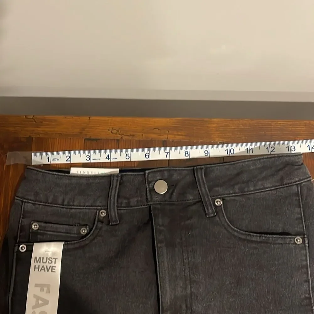 NWT Tinseltown Jean Mini Skirt Size 1 - Picture 6 of 10